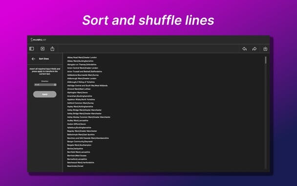 Manipulist for MacOS