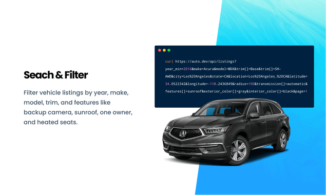 Vehicle Listings API