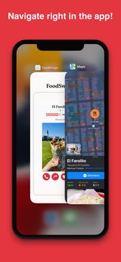 FoodSwipr' on iOS