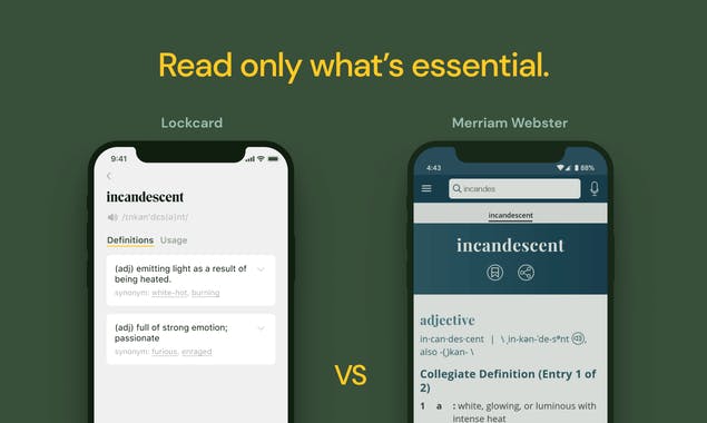 Lockcard - a new Dictionary