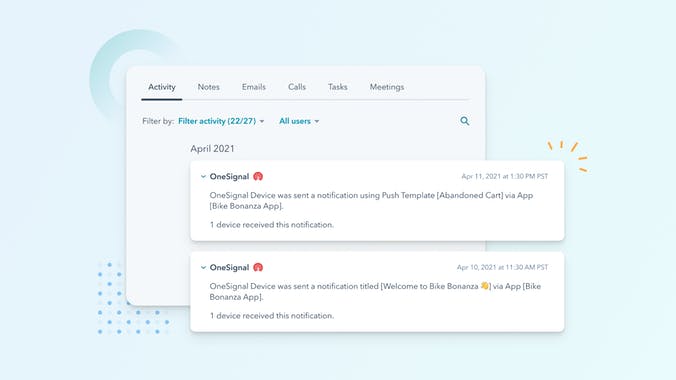 OneSignal HubSpot Integration