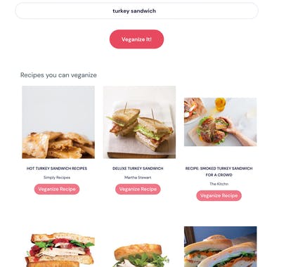 EatKind - Veganize any recipe!