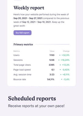 Narrative BI for Google Analytics