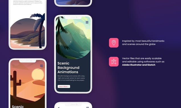 Scenic Background Animations