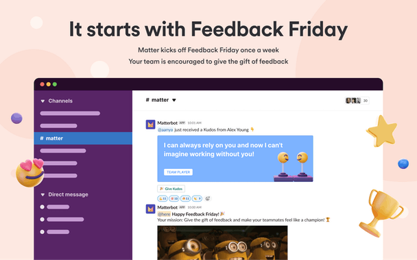 Feedback Friday by Matter for Slack