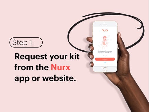 Nurx at-home HPV screening kit