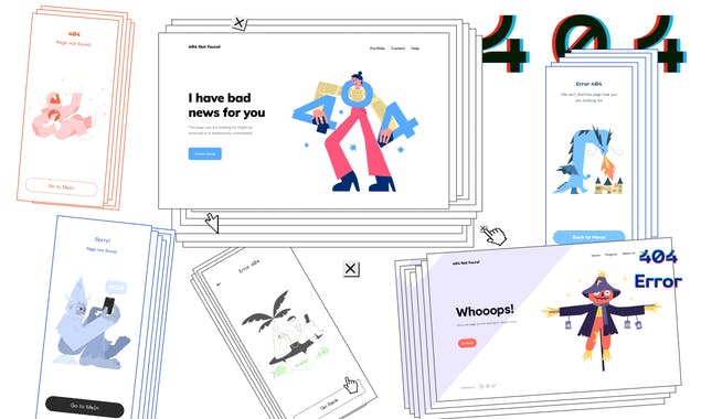 404 Illustrations
