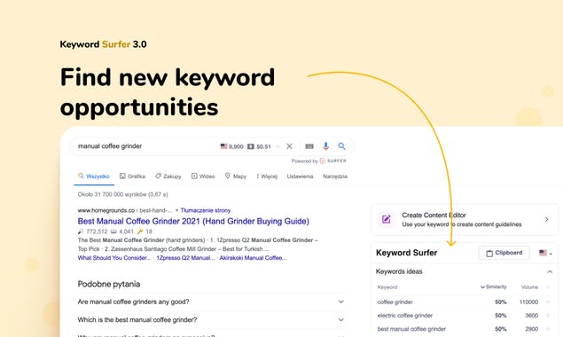 Keyword Surfer 3.0