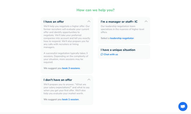 Levels.fyi Negotiation Service