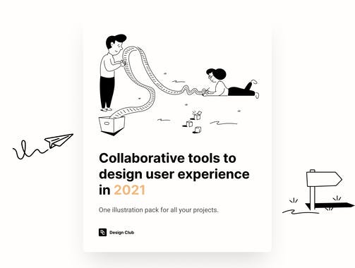 Office Club Illustration pack