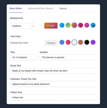 Twitter Real-time Banner