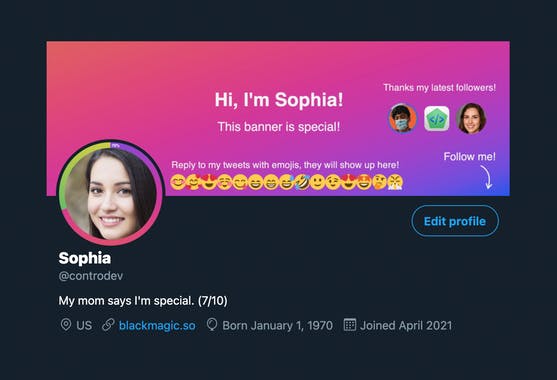 Twitter Real-time Banner