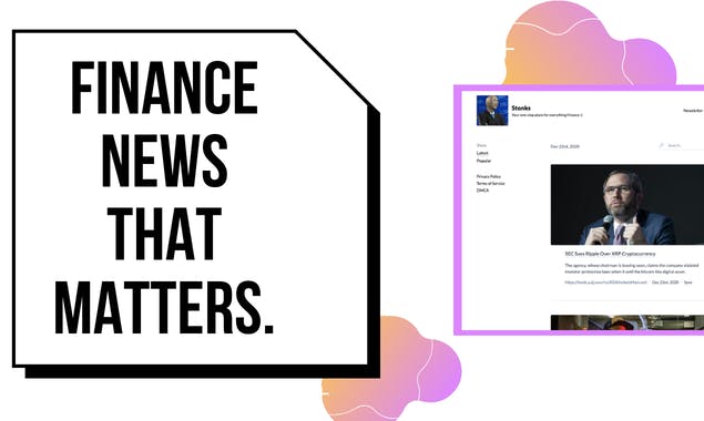 Stonks - A finance feed that has it all