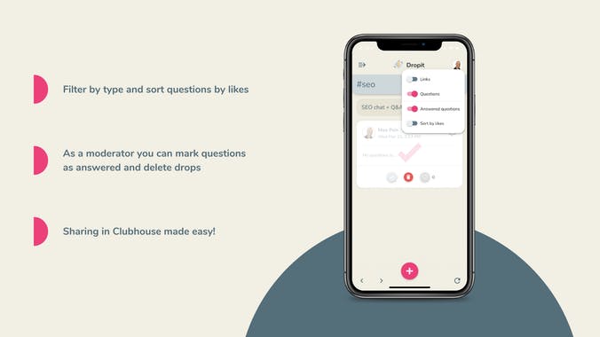 Dropit for Clubhouse