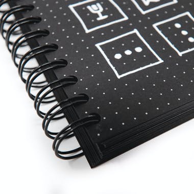 Dot Grid Notebook Black Edition