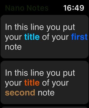 Nano Notes Pro