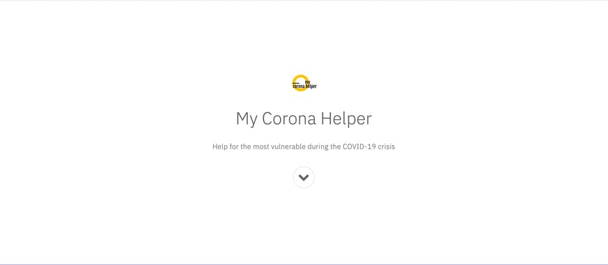 MyCoronaHelper