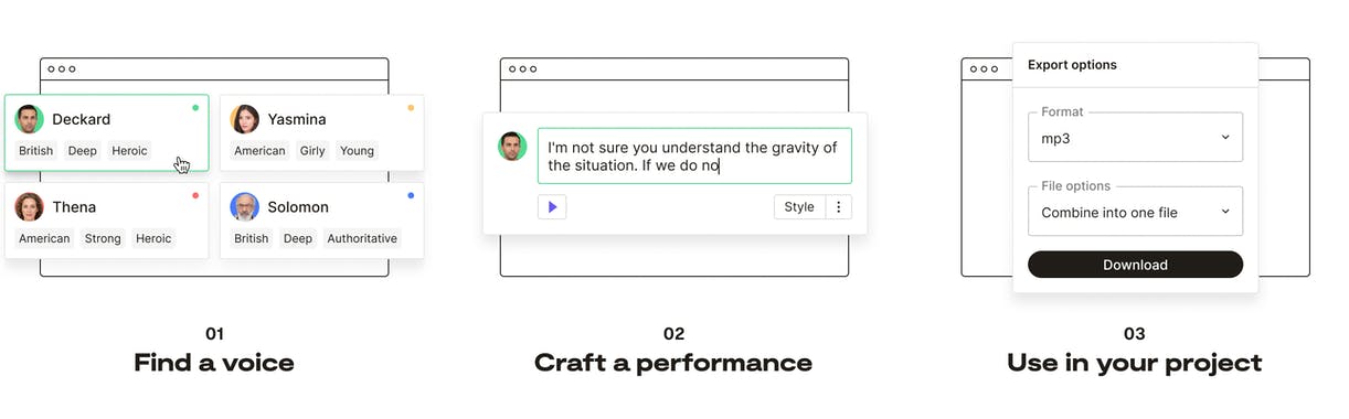AI Voice Actors by Replica Studios