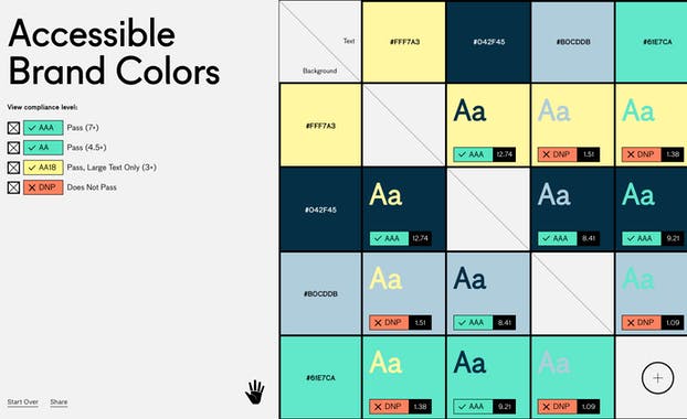 Accessible Brand Colors