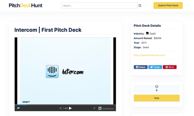 Pitch Deck Hunt