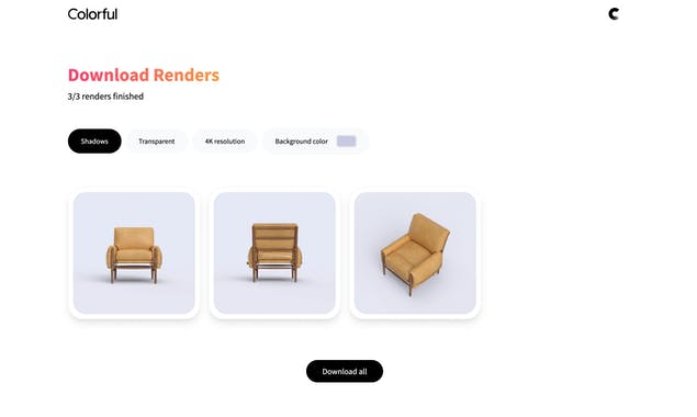 Packshot Generator by Colorful