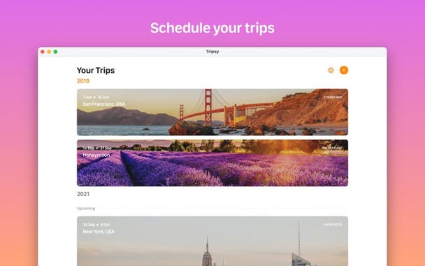 Tripsy for Mac