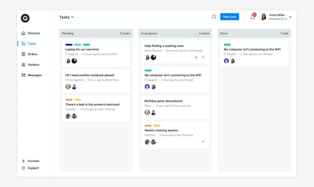 Managed by Q Task Management