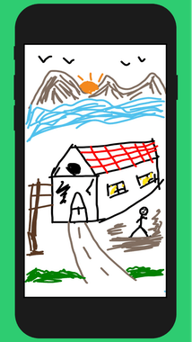 Kids Whiteboard Drawing App